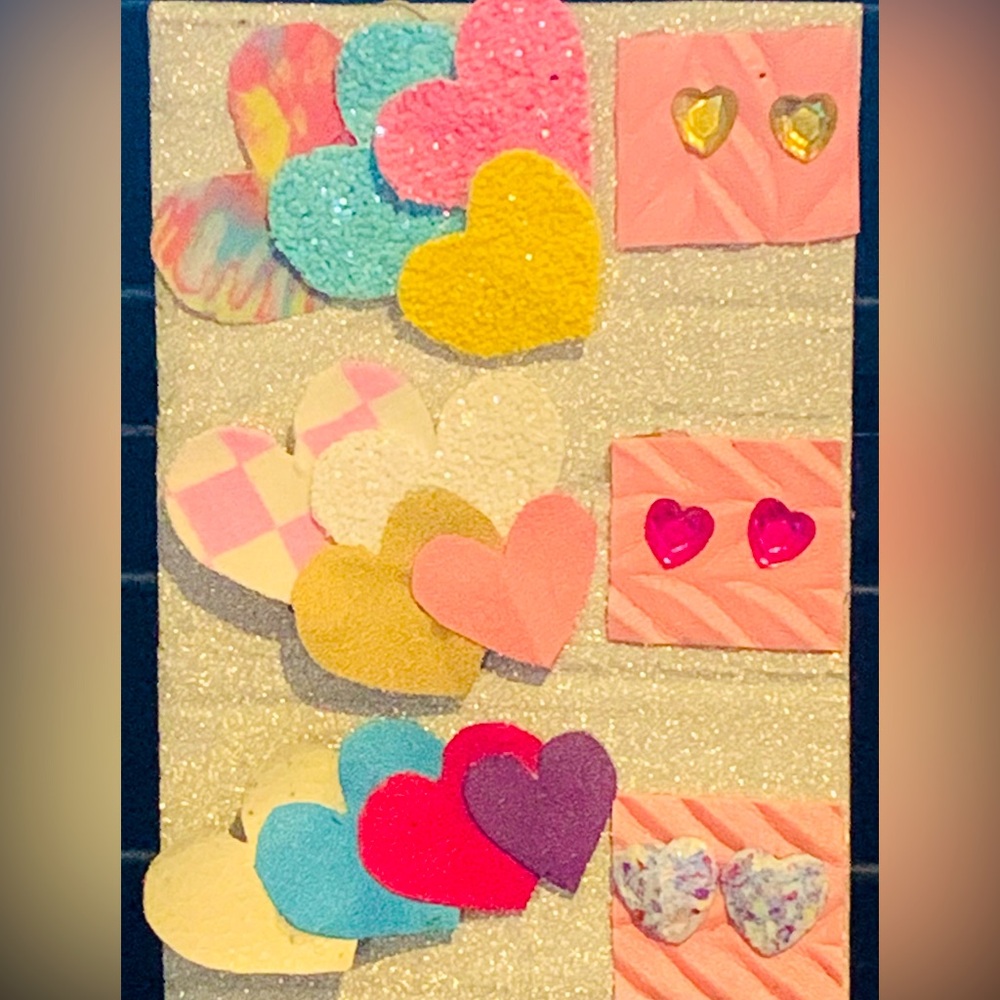 Heart hair accessories